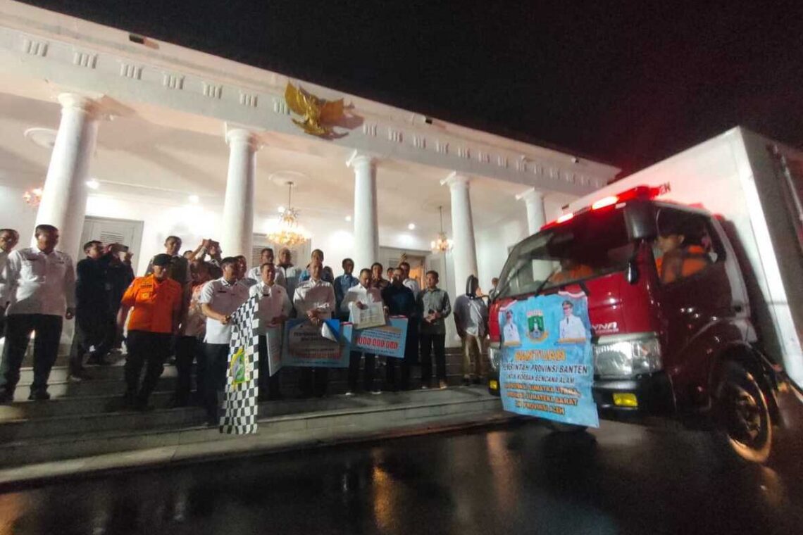 Solidaritas Nasional: Pemprov Banten Salurkan Bantuan Rp 3 Miliar dan Logistik untuk Korban Bencana Sumatera